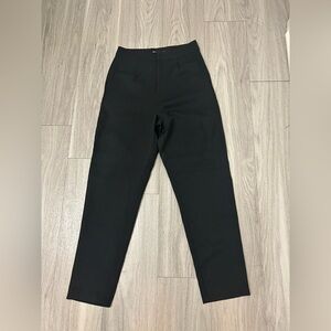 NWOT PrettyLittleThing Super Flattering Sleek Black Dress Pants